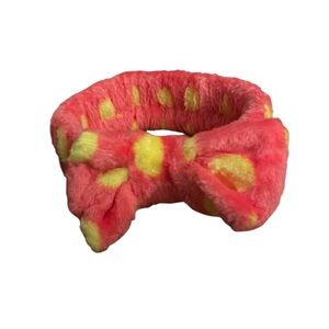 Pink and Yellow Spa Headband NWOT
